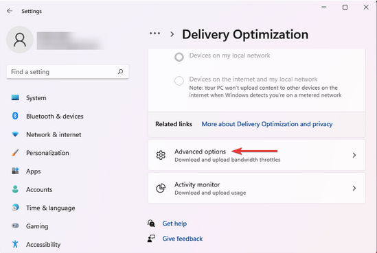 Advanced-Option