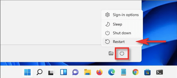 Restart your Device