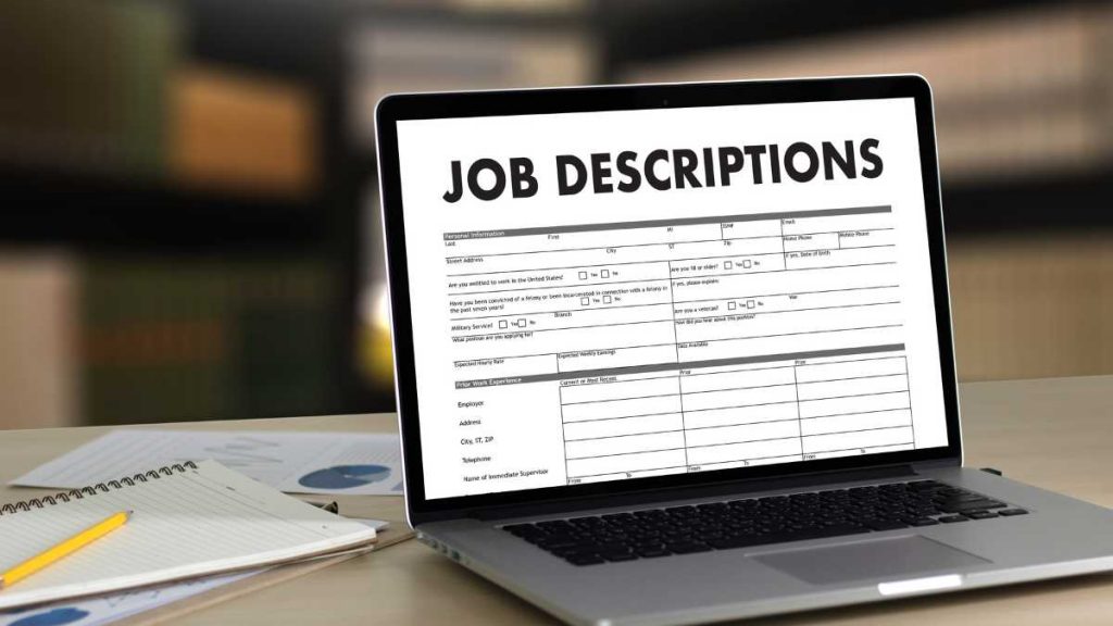 job desc yang tepat
