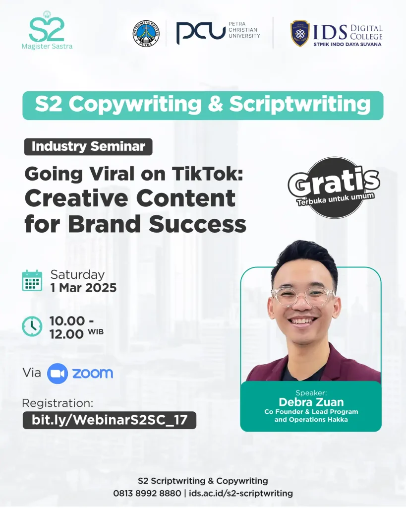 Webinar Creative Content TikTok for Branding Success