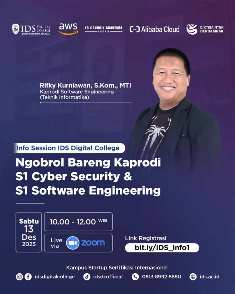 Info Session & Ngobrol Bareng Kaprodi S1 IDS DC Desember 2025 Info Session & Ngobrol Bareng Kaprodi S1 IDS DC Desember 2025